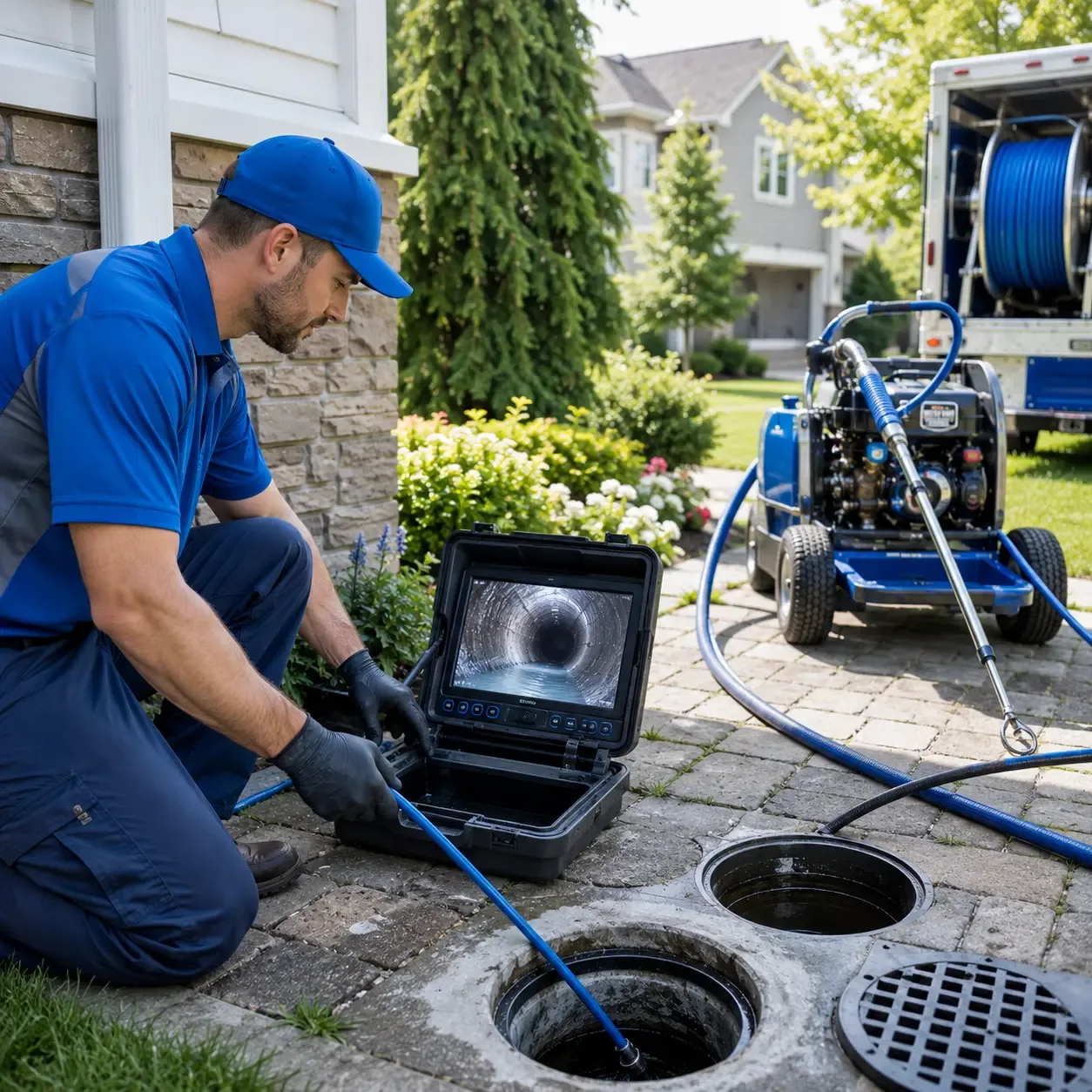 Outdoor drain cleaning professionals serving Mounds, IL